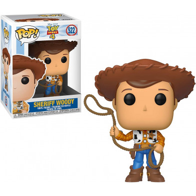 Figura Funko Pop - Toy Story 4 522 - Sheriff Woody Figura Funko Pop - Toy Story 4 522 - Sheriff Woody