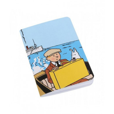Cuaderno de notas pequeño - Tintín y Milú en barco Cuaderno de notas pequeño - Tintín y Milú en barco
