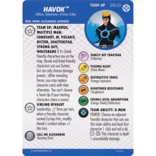 Tarjeta de Heroclix - Havok Team Up 010.02