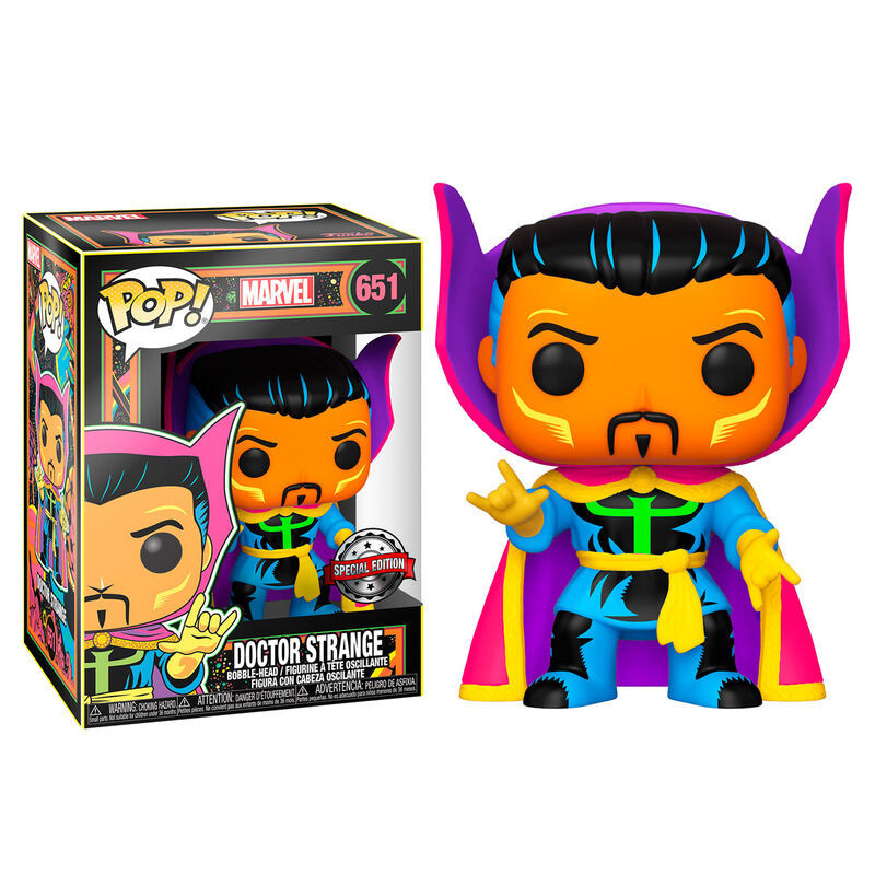 Figura Funko Pop - Marvel Black Light 651 - Doctor Extraño