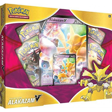 Caja de cartas Pokémon JCC - Colección Alakazam V