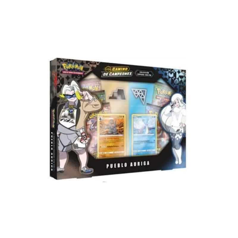 Caja de cartas Pokémon JCC - Camino de campeones: Pueblo Auriga