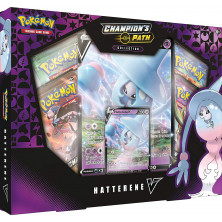 Caja de cartas Pokémon JCC - Camino de campeones: Hatterene V