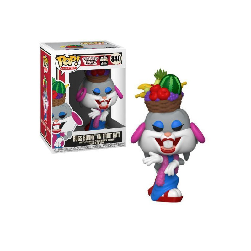 Figura Funko Pop - Looney Tunes 840 - Bugs Bunny con sombrero con frutas