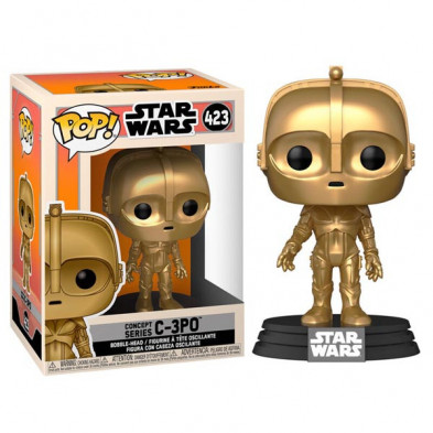 Figura Funko Pop - Star Wars 423 - C-3PO - Concept Series