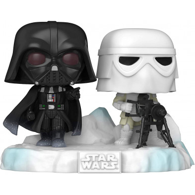 Figura Funko Pop Deluxe - Star Wars 377 - Darth Vader y Snowtrooper en Base Eco