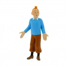 Figura PVC - Tintín jersey azul 8'5 cm.