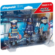 Playmobil 70669 - Set de 3 Policías