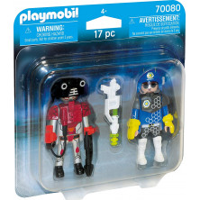 Playmobil 70080 - Policía del espacio y ladrón