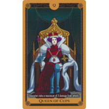 Tarjeta de Marvel Heroclix - Tarot - Queen of Cups
