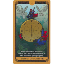 Tarjeta de Marvel Heroclix - Tarot - Wheel of Fortune