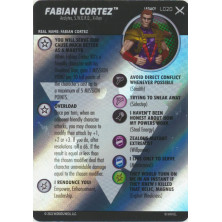 Tarjeta de Heroclix - Fabian Cortez L020