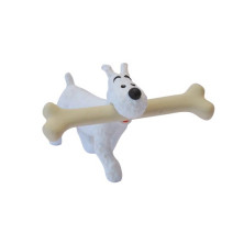 Figura de PVC - Milú con hueso