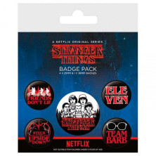 Set de chapas Stranger Things
