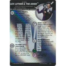 Tarjeta de Heroclix - Lex Luthor y The Joker L059