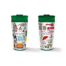 Vaso metálico de viaje Friends - Iconos