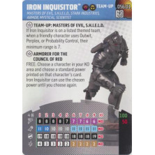 Tarjeta de Heroclix - Iron Inquisitor Team Up 056.01