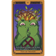 Tarjeta de Marvel Heroclix - Tarot - Ten of Wands