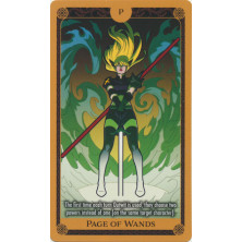 Tarjeta de Marvel Heroclix - Tarot - Page of Wands