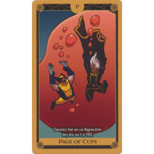 Tarjeta de Marvel Heroclix - Tarot - Page of Cups