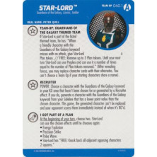 Tarjeta de Heroclix - Star-Lord Team Up 040.1