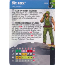 Tarjeta de Heroclix - SGT. Rock Team up 028.01
